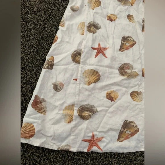 Wild fable Cream Seashell Print Dress size XS NWT - Picture 2 of 9